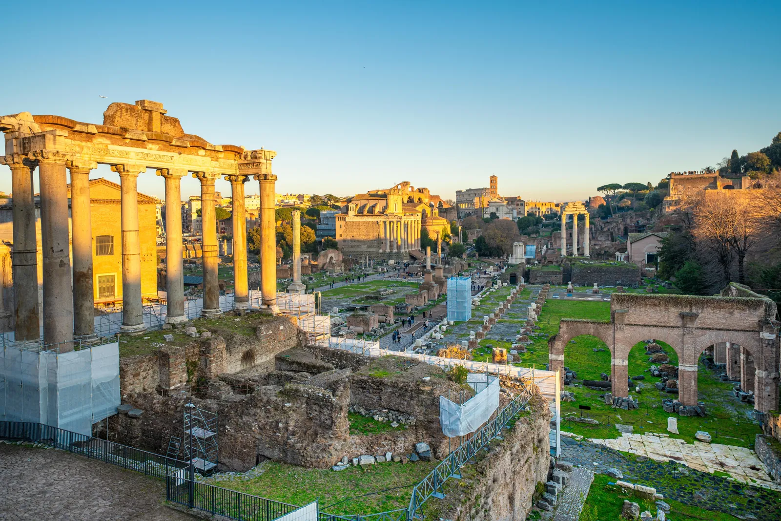 The Colosseum arena floor and the Gladiator Gate