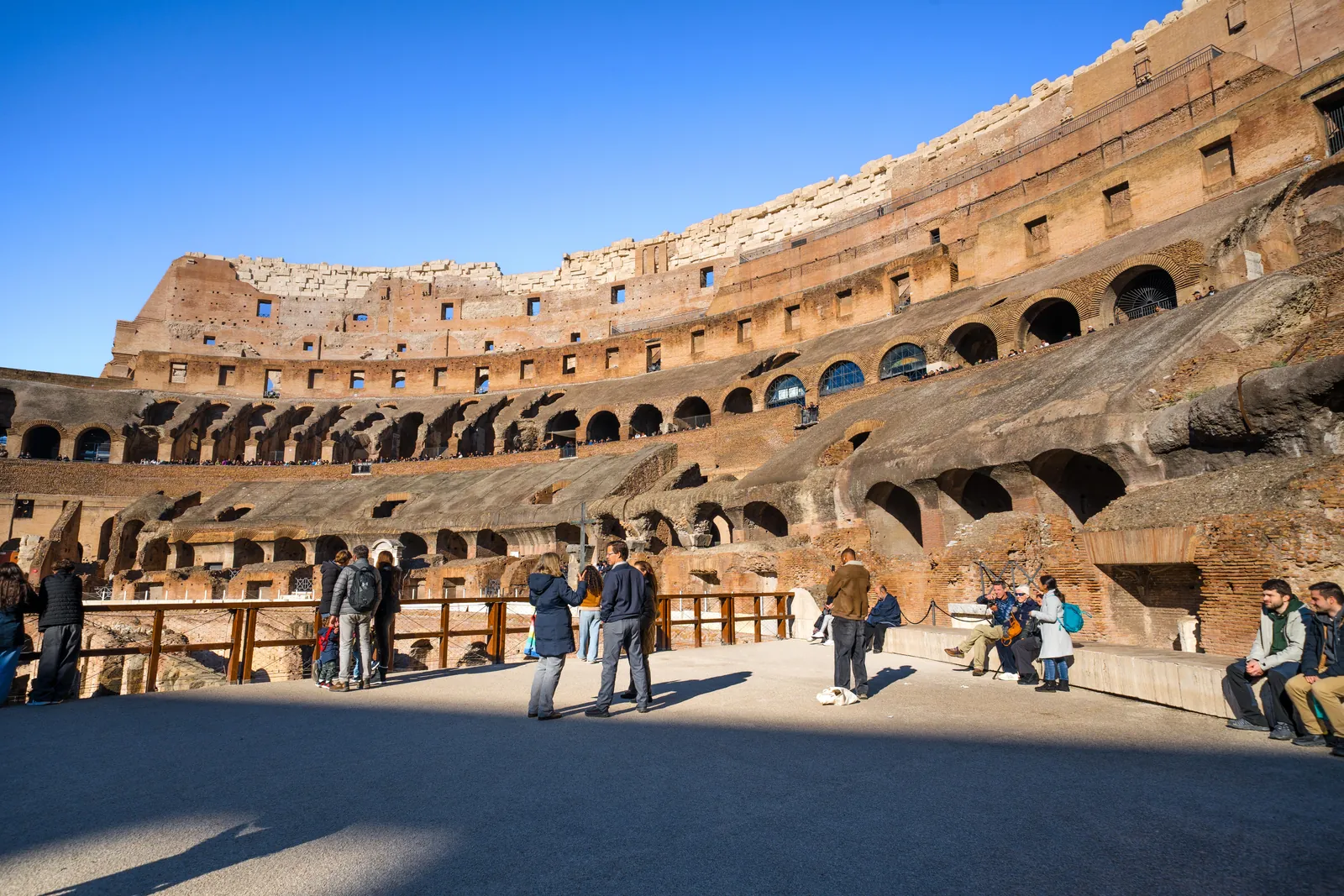 The Colosseum arena floor